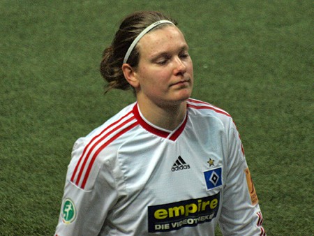 SHFV-Nordcup 2010, Turbine Potsdam - HSV 3:2, Nicht nur Heike Freese war über das knappe Scheitern enttäuscht Nicht nur Heike Freese war über das knappe Scheitern enttäuscht