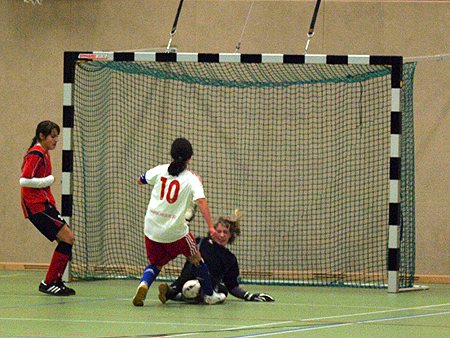 D-Hallenmeisterschaft, 6. Spieltag, Wiona mit der Chance zum 2:0 gegen den NFC Wiona mit der Chance zum 2:0 gegen den NFC
