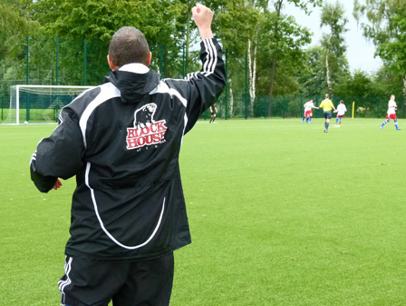 Auch Trainer Peter Schulz ist zufrieden.