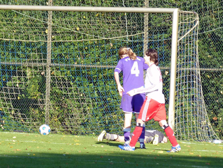 Maike Timmermann nach dem 5:0-Treffer