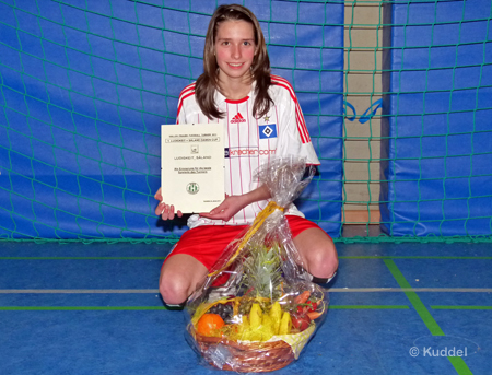 2011 01 16_HSV 3 - Hallenturnier TuS Harsefeld - Tania Holte den Titel "beste Feldspielerin": Tania Rocha Ferreira