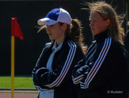 2011 04 30_DSC Hanseat - HSVB1_Tanja Krause und Mareike Geidies Co-Trainerin Tanja Krause und Trainerin Mareike Geidies mussten heute auf etliche Stammspielerinnen verzichten