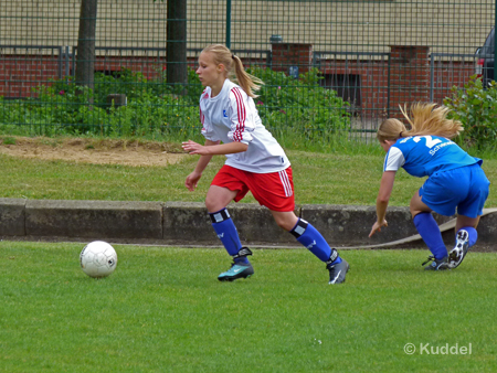 Zu wendig für ihre Gegenspielerin: Michelle Porsch