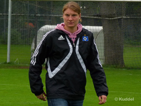 Kathrin Patzke fungierte heute als Co-Trainerin